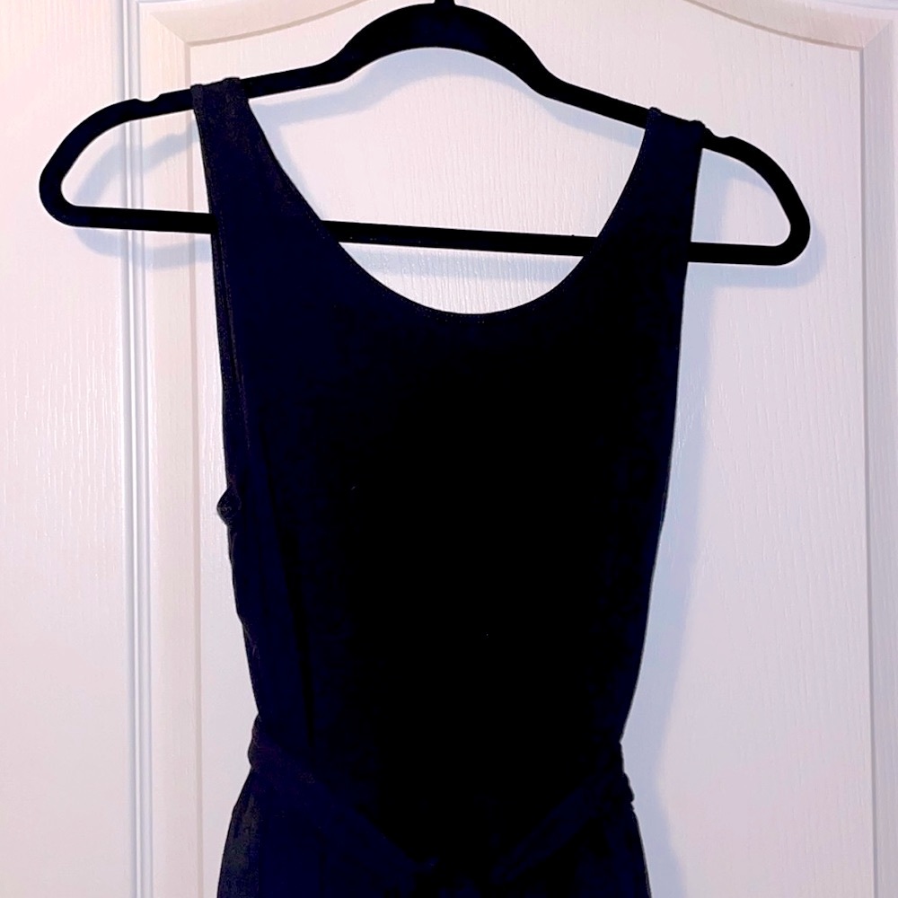 J. Crew Black Casual Maxi Dress Sleeveless S